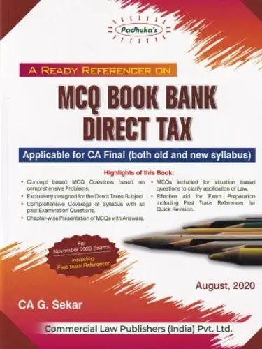 MCQ Book Bank Direct Tax (Old & New Syllabus)