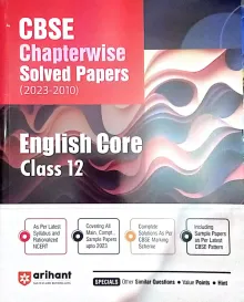 CBSC Chapterwise Solved Papers English Core-12