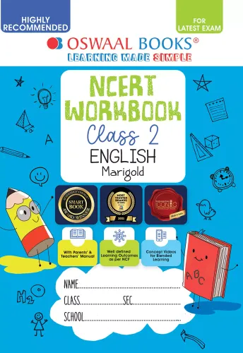 Oswaal NCERT Workbook English (Marigold) Class 2 (Black & White) (For Latest Exam)