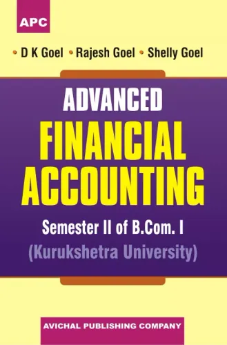 Advanced Financial Accounting Sem. 2 of B.Com I (K.U.)