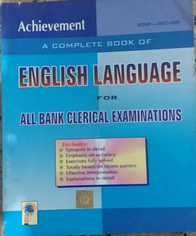 English Language For All Bank Clerical Examinations