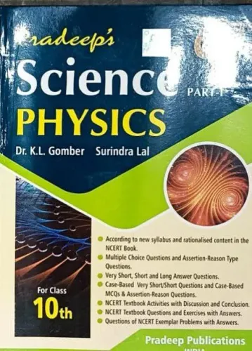 Science Physics Part-1 for class 10 Hindi Latest Edition 2024