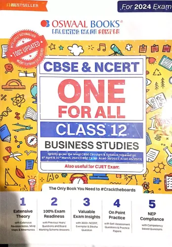 CBSE & NCERT One for All Business Studies-12