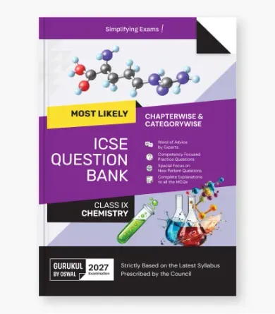 Chemistry Most Likely Question Bank  ICSE Class 9 For 2027 Exam