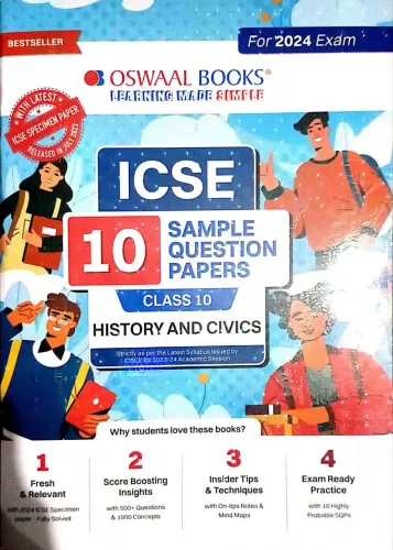 Icse 10 Sample Question Papers History & Civics-10 (2023-2024)