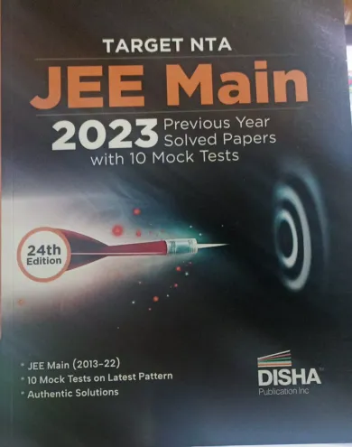 Target Nta Jee Main 2023 Previous Year Solved Papers