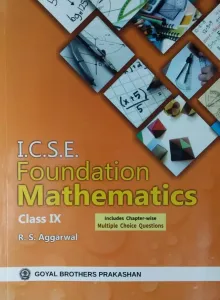 Icse Foundation Mathematics For Class 9