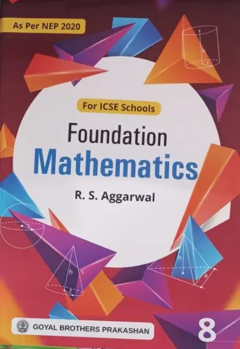 Icse Foundation Mathematics for class 8 Latest Edition 2024