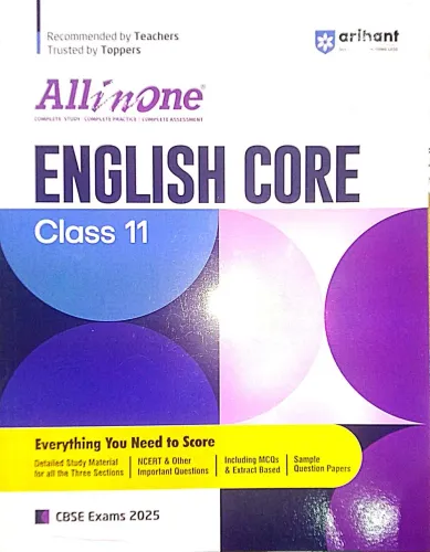 All In One Cbse English Core-11