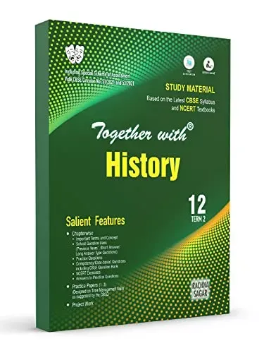 Rachna Sagar Together With CBSE Question Bank Study Material Term 2 History Books for Class 12th 2022 Exam, Best NCERT MCQ, OTQ, Practice & Sample Paper Series