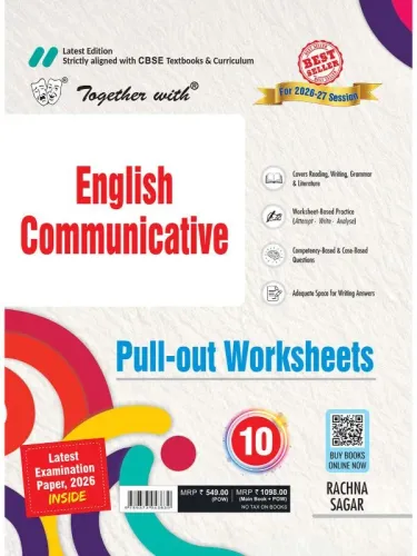 Together with CBSE Class 10 English Communicative Pull Out Worksheet 2026-27 with Competency & Case based Questions | Based on the Latest Syllabus (CBSE)