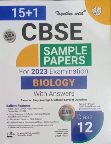 Ead Cbse Sample Papers Biology - 12