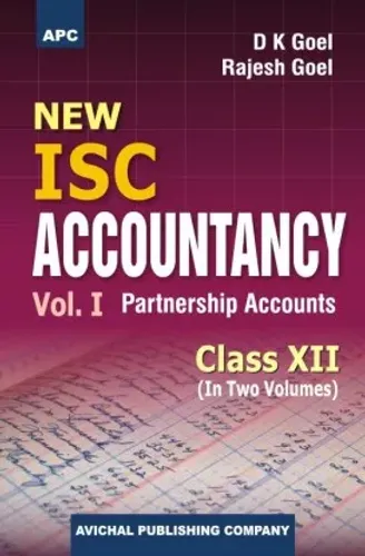 New Isc Accountancy Volume 1 And 2 Class 12