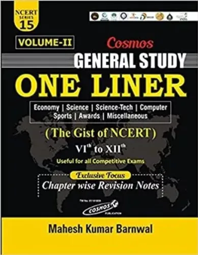 General Studies One Liner Gist Of Ncert 6-8 Vol-2