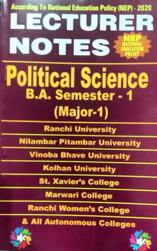 Lecturer Notes Political Science (sem-1, Major-1)