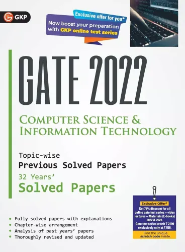 GATE 2022 Computer Science and Information Technology - 32 Years Topic wise Previous Solved Papers