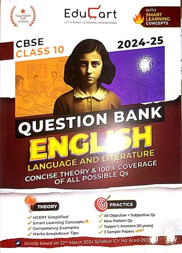 Cbse Question Bank English Language And Literature-10 (2024-25 )