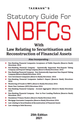 Statutory Guide for NBFCs with Law Relating to Securitisation and Reconstruction of Financial Assets