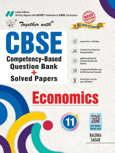 Together with CBSE Question Bank Economics for Class 11 2026–2027 Board Exam | Latest Syllabus |Includes NCERT-Based Chapter wise & Topic-wise Questions and Practice Papers (CBSE)