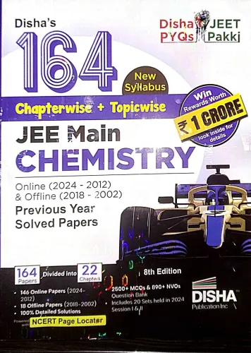 164 Jee Main C/t Chemistry Previous Year Sol Paper 8th