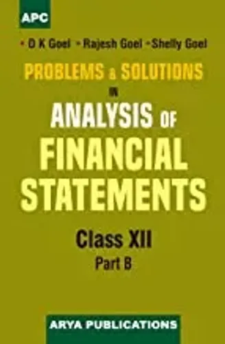 Problems & Solutions in Analysis of Financial Statement Class- XII