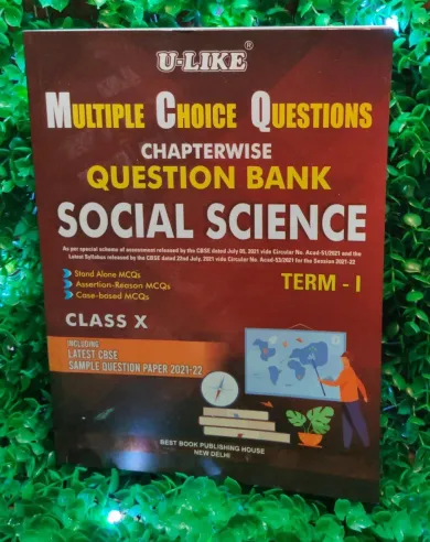 U-like Social Sciences Class 10 MCQ Chapterwise Question Bank Term-1 Latest CBSE Qustion Paper 2021-2022 Exam