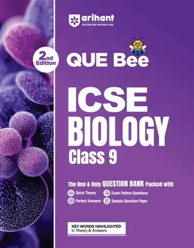 ICSE Biology Class 9 Exam Book | Quick Theory, Exam Pattern Questions & Sample Papers | As per Latest ICSE Syllabus | Que Bee 2nd Edition