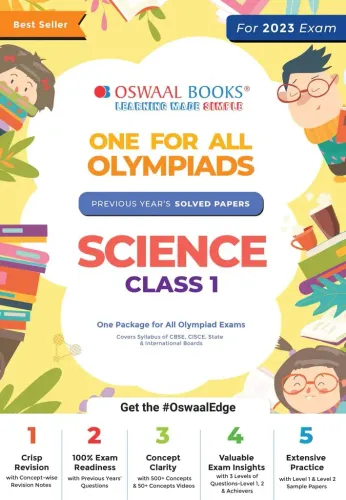 One For All Olympiads Science -1 (Solved Papers) 2023