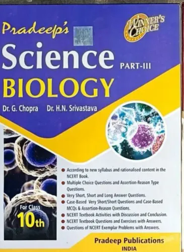 Science Biology Part-3 for class 10 Hindi Latest Edition 2024