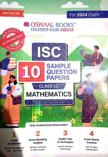 Isc 10 Sample Question Papers Mathematics-12 (2023-2024)