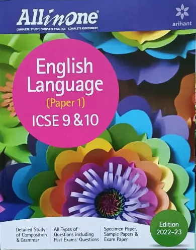 All In One English Language (Paper 1) ICSE Class 9 and 10 2022-23 Edition