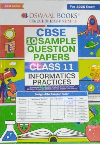 Cbse 10 Sample Question Paper Informatics Practice- 11(2025)