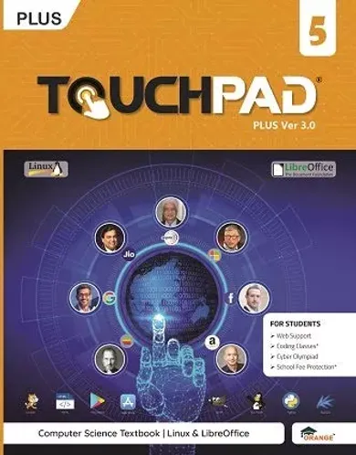 Touchpad Computer Book Plus Ver 3.0 (Libra Office & Linux) for Class 5 