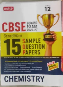 CBSE Score More 15 Sample Question Papers Chemistry Class 12 (2026)