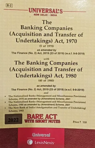 Banking Companies Acquistion And Transfer Of Undertaking Act 1970