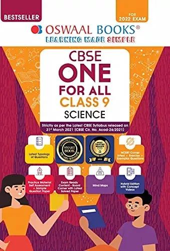 Oswaal CBSE One for All, Science, Class 9 (For 2022 Exam)