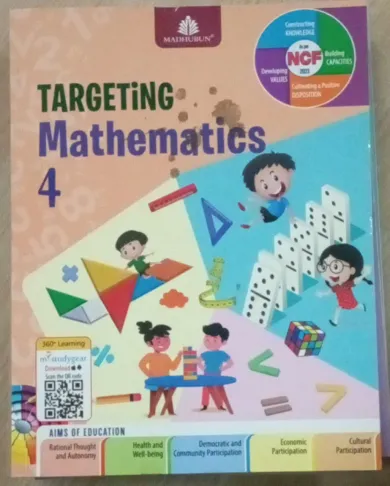 Targeting Mathematics for class 4 Latest Edition 2024