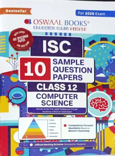 ISC 10 Sample Question Paper Computer Science-12