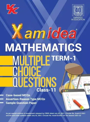 Xam Idea CBSE MCQs Chapterwise For Term I, Class 11 Mathematics (With massive Question Bank and OMR Sheets for real-time practise)