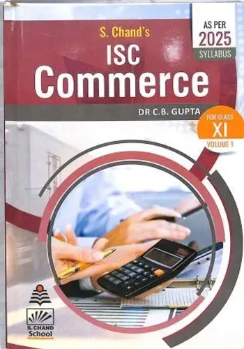 Isc Commerce For Class 11 (Vol-1)