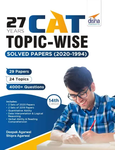 27 Years CAT Topic-wise Solved Papers (2020-1994) 14th edition