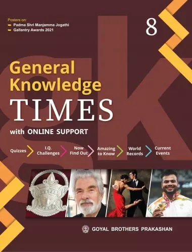 General Knowledge Times with Online Support Book 8 - 2022 Edition Paperback – 1 January 2022