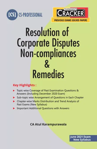 Cracker – Resolution of Corporate Disputes Non-compliances & Remedies