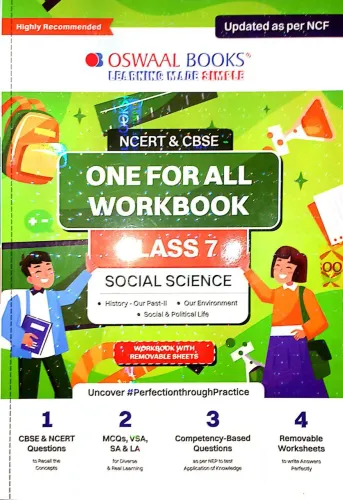 NCERT & CBSE One For All Workbook Social Science-7