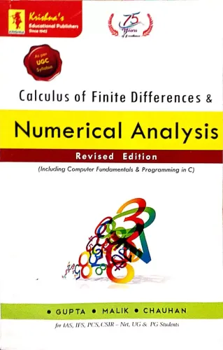 Calculas Of Finit Diff. & Num.analysis