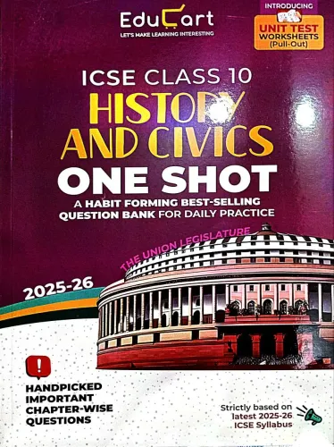 One Shot Icse Question Bank History & Civics-10 (2025-26)