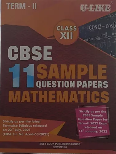 11 Sample Paper Mathematics -12 Term2 (Cbse)