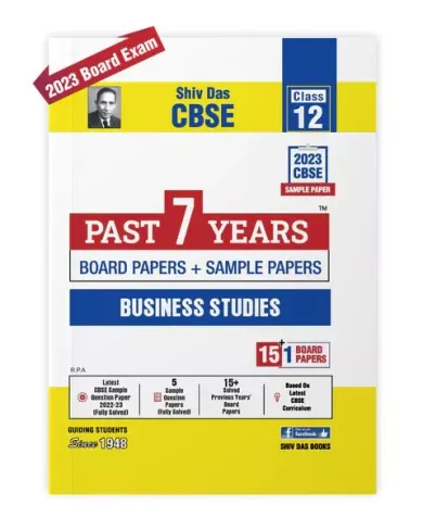 Cbse Past 7 Years Business Studies Sample Paper-12