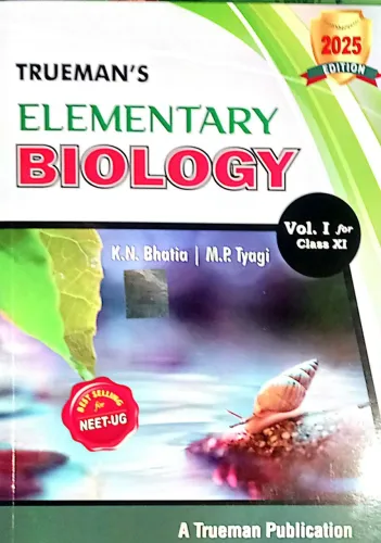 Elementary Biology for class 11 (vol-1)