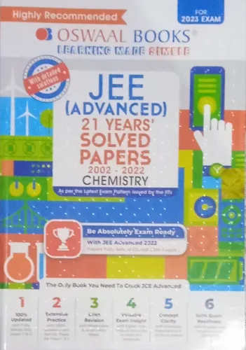 Jee Advance 21 Year Solved Papers Chemistry 2002-2022